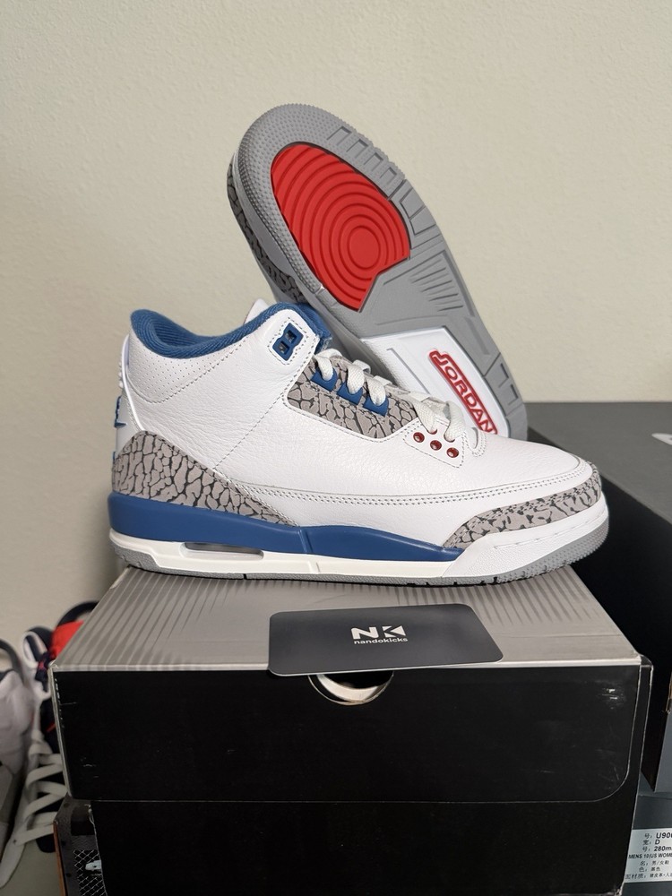 Air Jordan 3 Retro OG Grade School True Blue DM0967-104 Available Now