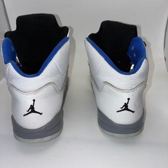 Jordan 5 Retro Stealth 2.0 White Hyper Royal Grey 440889-140 Kids Size 3Y