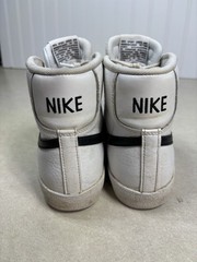 Nike Blazer Mid DA4086-100 White Black Grey High Top Kids Sneakers 6.5Y Leather