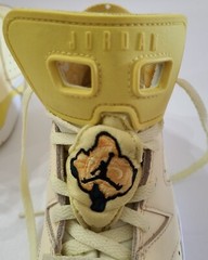 Jordan 6 Retro (PS) Dynamic Yellow Floral Sneakers 2019 Size 3Y Kids 543389800 D