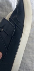Cat & Jack Strap Closure Black and White High Top Sneaker Shoes Kids US 4–NWT