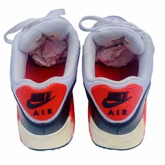 Nike Air Max 90 Premium Mesh Infrared Shoes 2014/15 (724882-100) Size 5.5Y