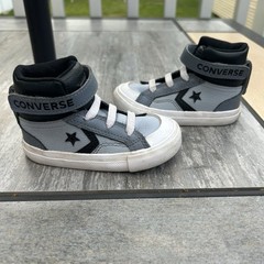 Converse Pro Blaze Strap Kid Toddler Shoes Size 6 Blue A0552C Sneakers Leather