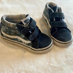 VANS Toddler’s Sk8-Mid V Reissue – Animal Camo Skate Shoes Sneakers – Size: 7