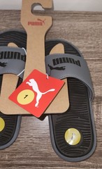 PUMA Kids‘ Cool Cat 2.0 Sandals size 1C New With Tags Dark Gray/Black
