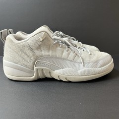 Nike Air Jordan 12 Low Retro Wolf Grey Size 7Y 308305-002