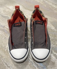 Converse All Star Camo Gray Sneakers Shoes size Junior 4