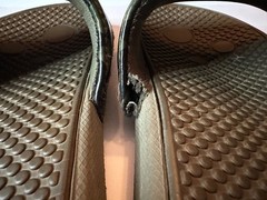 Puma Camouflage Slide Sandals Size Childs Youth Size 3 Dark Olive Green/White