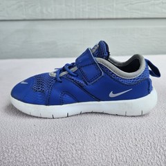 Nike Flex Contact 3 Hook & Loop Sneaker SZ 11.5C Blue Breathable AR4152-400