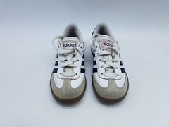 Adidas Samba Classic J Boy’s Size 12K Soccer Shoes White Black Gum *See desc