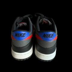 Nike GS Dunk Low Size 6.5Y Black/Blue/Red-White UNIVERSITY (FV0373-001)