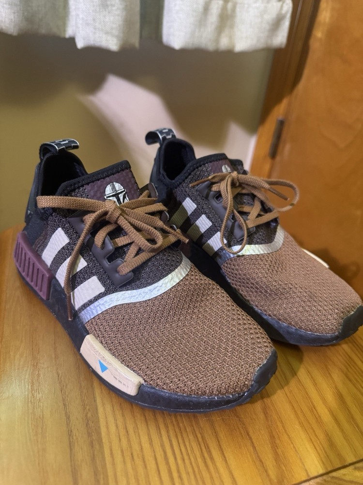 ORIGINAL ADIDAS STAR WARS MANDALORIAN BROWN/TAN/BLACK Youth Size 4.5 Women’s 6.5