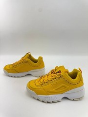 Fila Disruptor 2 Premium Repeat K ‚Canary Yellow‘ 3FM00406-743 Kids Shoes Sz 7