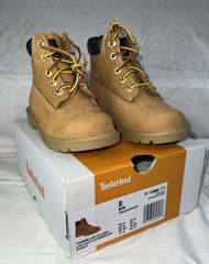 Timberland Toddler Timberland Classic 6-Inch Waterproof Boot, Wheat Nubuck, 8