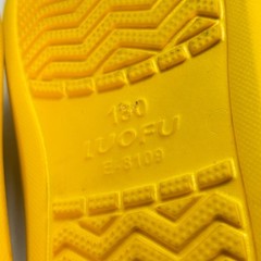 Luofu Clogs Slip On Yellow Lightweight Comfort Shoes Casual Youth Size 12