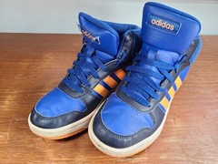 Adidas Hoops Mid 3.0 GZ7769 Blue/Orange Shoes Youth Size 5Y Womens Size 6.5
