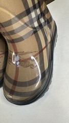 Burberry KIDS NOVA CHECK RAIN BOOTS 23/24 EUR Size 7.5 US Made in Italy