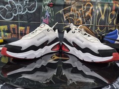 Nike Air Max Nova (GS) White/Red/Black Mesh Low Top Sneakers Size 5Y FN4446-100