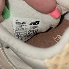 New Balance 237 Bungee Kids infant Size 7 C Pink Snake Python