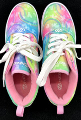 Heelys Pro 2 Multicolored Rainbow Rolling Lace Up Skate Shoes Youth 6 Women’s 7