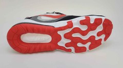 Nike Air Max 270 React GS Iron Grey University Red BQ0103-013 Sz 6 Youth/Wmn 7.5
