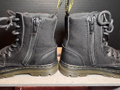 Dr. Martens Black Combs Boot Side Zip – Little Kid Size 13 EUR 31