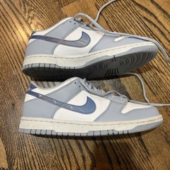 Nike Youth Dunk Low Next Nature GS Blue Whisper Iridescent (FJ4668-400) Size 6Y