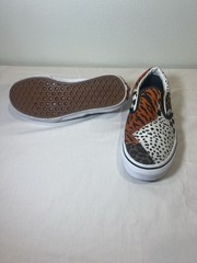 Vans Classic Slip-On “Dalmatian Multi” Kids Youth Size 2 EU 32.5 Animal Print