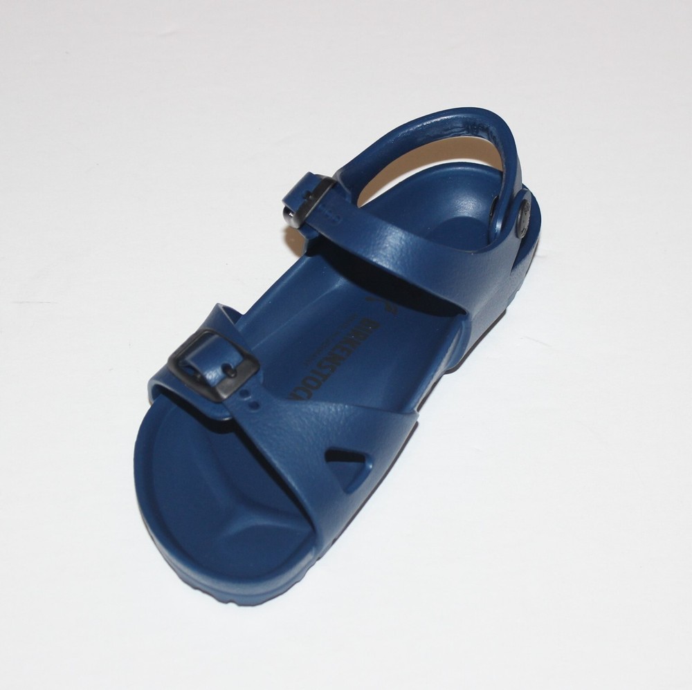 BIRKENSTOCK RIO NAVY EVA ANKLE STRAP SANDAL USK 11