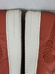 Nike Air Force 1 Premium EMBROIDERED SZ 7Y-Womens SZ 8 Dusty Peach *READ