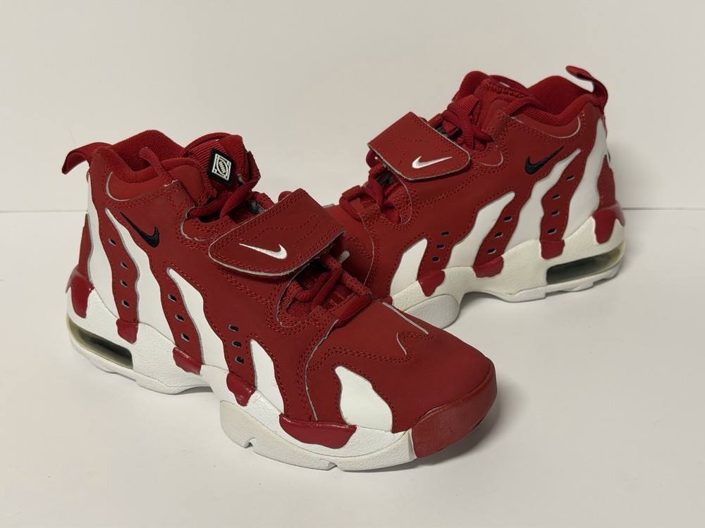 Nike Air DT Max 96 Varsity Red White Black Veer Force Dunk GS 616502-600 Size 4Y