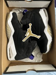 Jordan Lift Off (GS) Kids 4.5Y Black/White/Purple Leather Mid Top AR6346-040