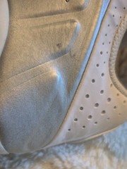 Nike Shox R4 White and Metallic Silver, size 6Y, fits Women’s 7.5 New w/o Box