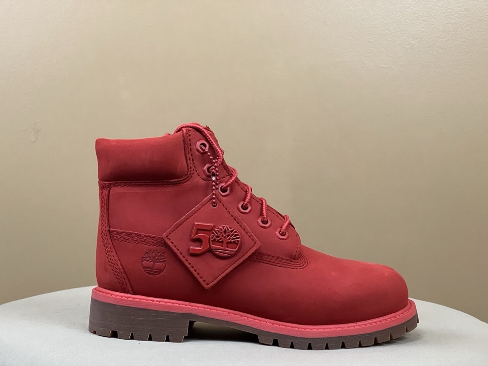 Timberland 6″ Premium 50th Anniversary Red Youth 6Y, 6.5Y