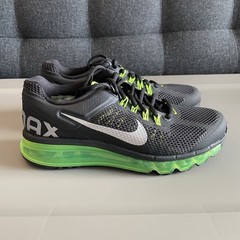 NIKE AIR MAX 2013 (GS) BLACK/METALLIC SILVER SIZE 7Y/WOMEN’S 8 [555426-003]