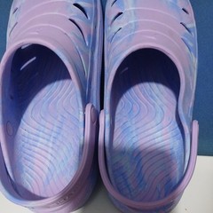 rugged shark clog Size 6 Purple /Pink/Teal Brand New