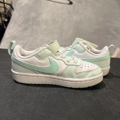 Nike Shoes Toddler Size 12C White Mint Hook Loop FZ3541-100 Athletic Sneakers
