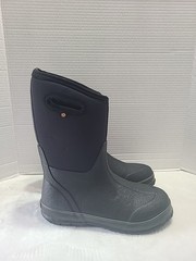 BOGS Boots Youth 6 Black Classic High Handle Waterproof Pull On Winter Rain Snow
