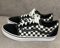 Vans Off The Wall Black & White Checkerboard Sneakers #508731- Size 6.5 Youth