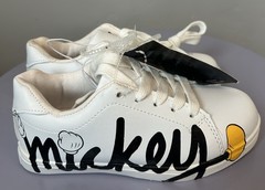 Disney Mickey Mouse Kids White Sneakers Sz 13