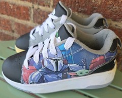 Pop By Heelys Star Wars Mandalorian Grogu Baby Yoda Wheeled Shoes Youth 3 Eur 34