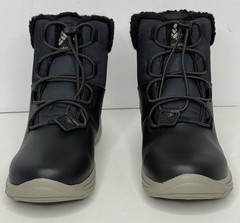 Columbia Youth Moritza Boot Unisex Size 3 Omni-Heat Waterproof Black Kettle 200G