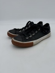 Converse Chuck Taylor All Star Leather Ox Sneakers 661868C Black/White Jr. US 13