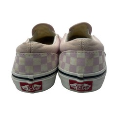 Vans Slip On Checkerboard Pink White Kids 4 Youth Skate Shoes Classic Low