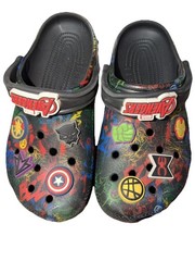crocs Marvel Avengers J6 Limited Edition Jibbits Ironman Captain America Hulk