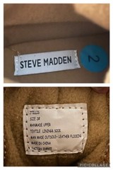 STEVE MADDEN Unisex Youth Winter Waterproof „Duck“ Zip BOOTS – Size 2 – NWOB