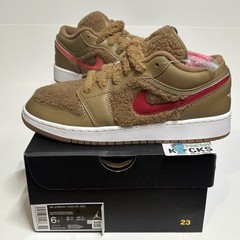 Jordan 1 Low Teddy Bear Grade School Size 6Y YouthKids (UK5.5/EU38.5) DO2233-264