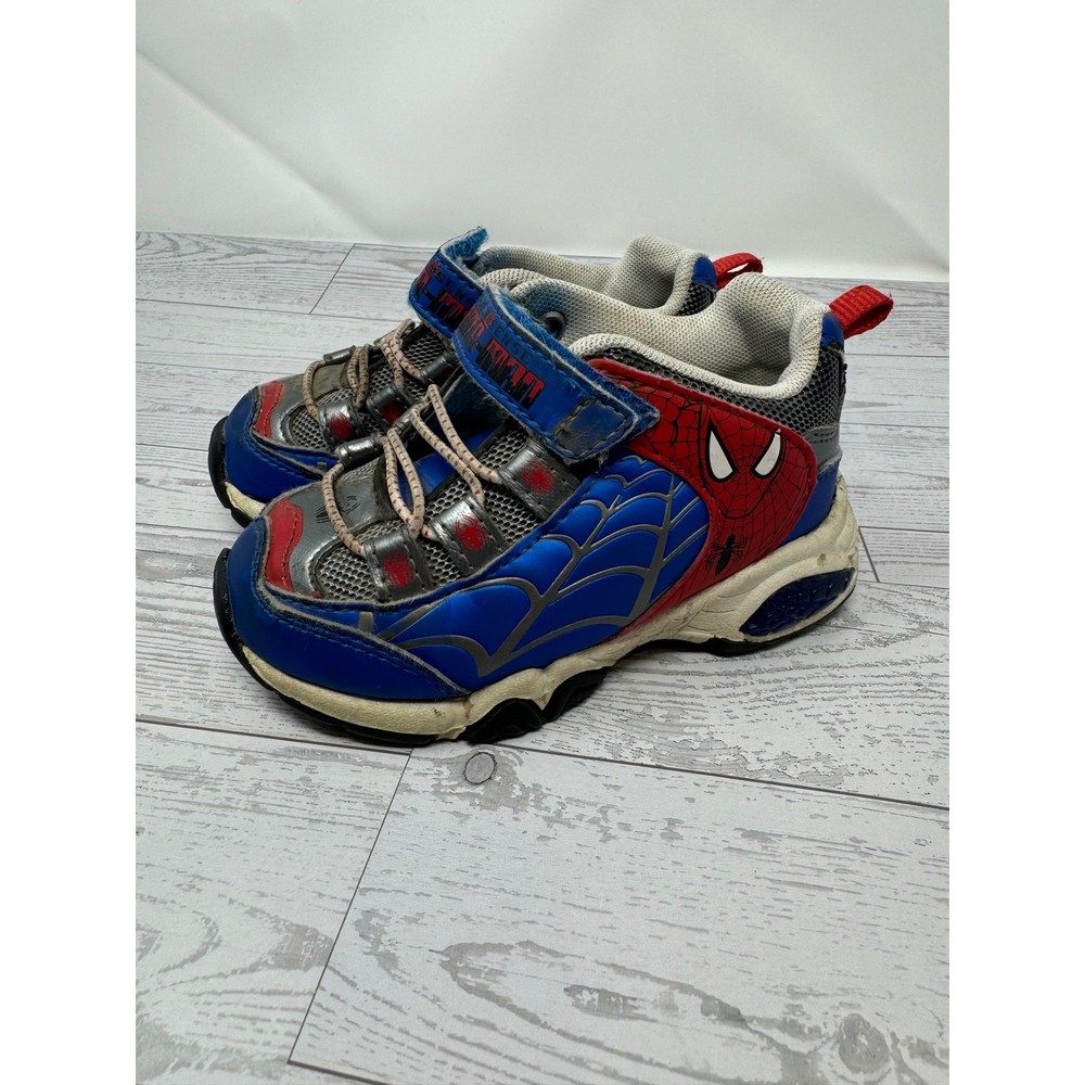 Marvel Spiderman Toddler Size 7 Buster Brown Sneakers Athletic Shoes Rare VTG