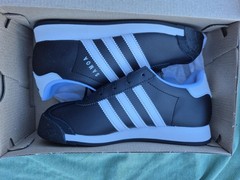 Adidas Samoa Black and White Sneakers Size 3 US / 35 EU