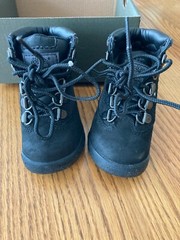 Timberland 6 Inch Leather & Fabric Field Boots Baby 4.5 M U.S